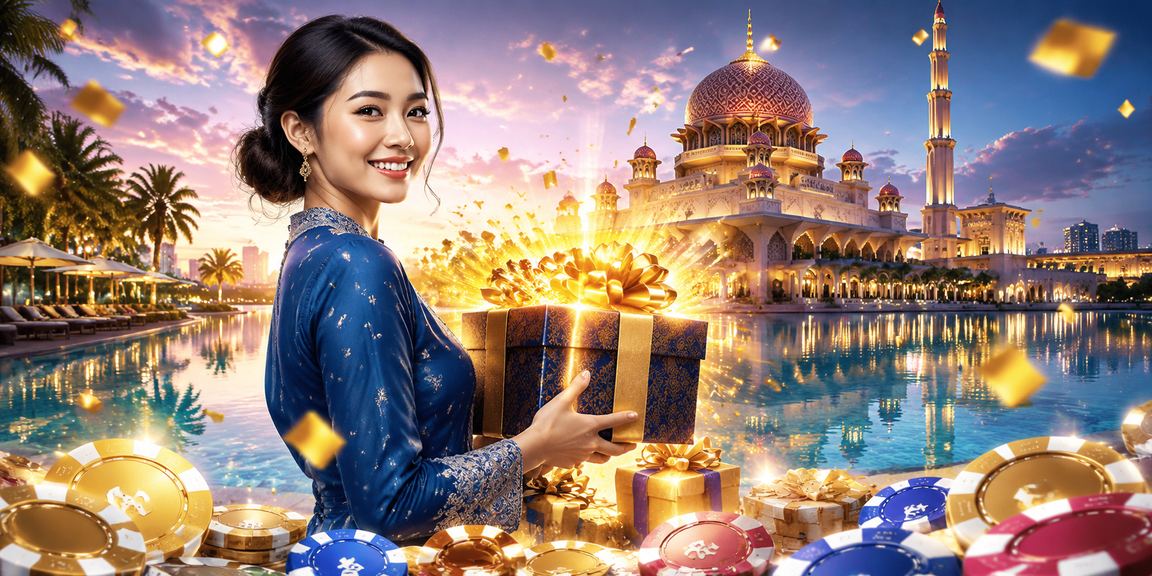 Pengguna menggunakan aplikasi kasino mycuci1 di Putrajaya dengan pakaian baju kurung